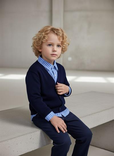  Hırka-Gömlekli 3lü Takım-Laci(2-10yaş aralığı)