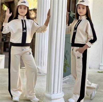  Şapkalı Takım-Krem  (4-16 yaş)