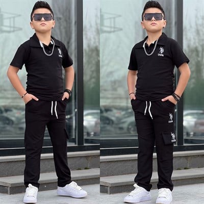  Tarz 2li  Takım-Siyah(8-16 yaş aralığı)