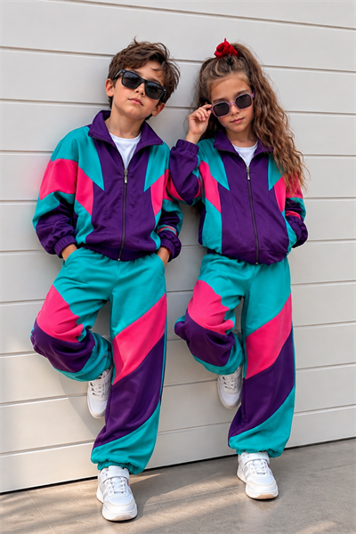 80ler Unisex Eşofman Takım-(5-10 yaş aralığı