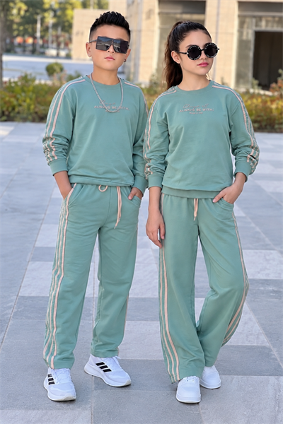 Always Şeritli Takım- Mint 8-16 yaş aralığı
