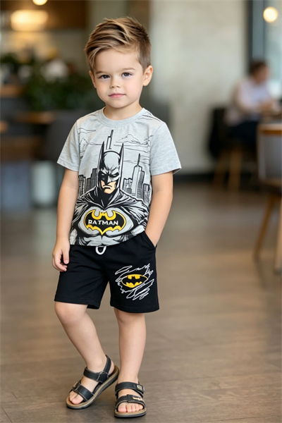 Karekterli 2 li Takım - Haki (2-10Yaş)