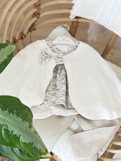 Flora Pançolu 3 lü Takım - Ekru (6ay-36ay)