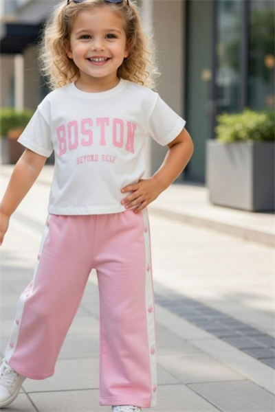 Boston Takım - Pembe (3-6yaş)