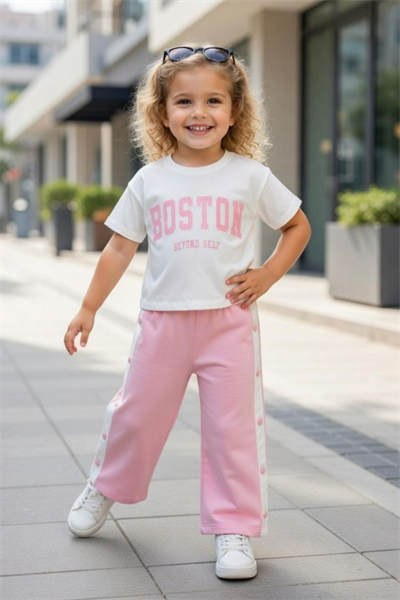 Boston Takım - Pembe (3-6yaş)