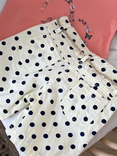 Butterfly Şortlu Takım - Yavruağzı (2yaş-5yaş)