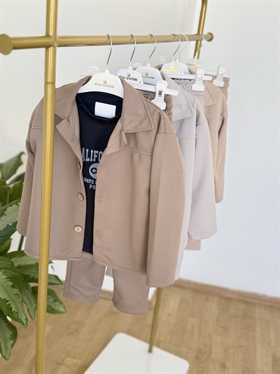 California 3 lü  Takım-Kahve(2-9 yaş)