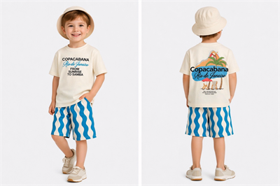 Copacabana Şortlu Takım - Mavi (1-6Yaş)