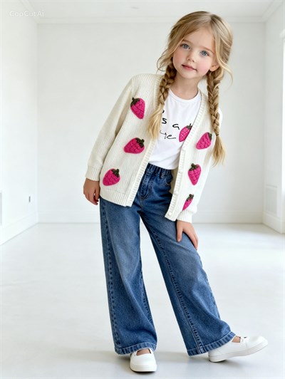 Cherry 3 lü Takım -Pembe (2-9yaş)