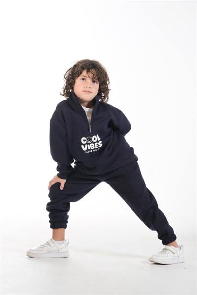 Cool Vıbes Unisex Takım-Lacivert (5yaş-14yaş)