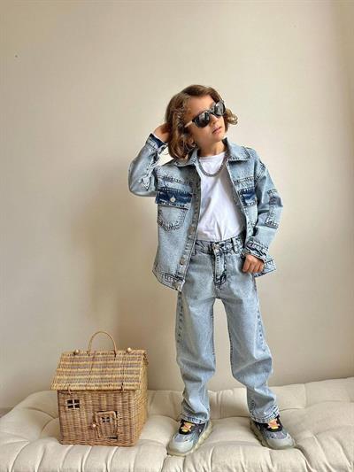 Denim Jean 3lü Takım(3-10yaş aralığı)