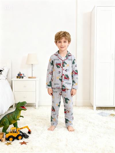 Dino Pijama Takımı  (4yaş-12yaş)