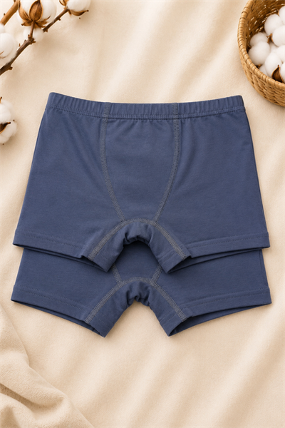 Erkek Çocuk Boxer 2li- Koyu Mavi (13-14yaş aralığı)