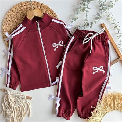 Fiyonk Detay Takım-Bordo (3yaş-10yaş)