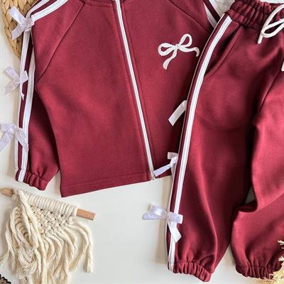 Fiyonk Detay Takım-Bordo (3yaş-10yaş)