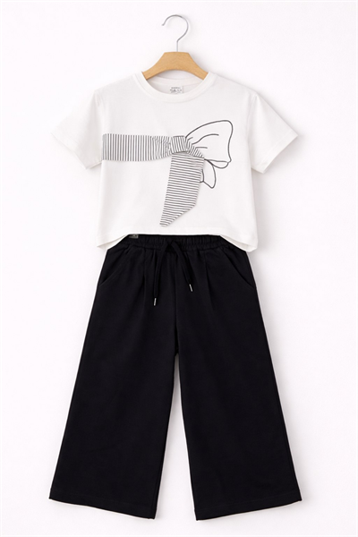 Fiyonk Detay Takım - Siyah (3-12Yaş)