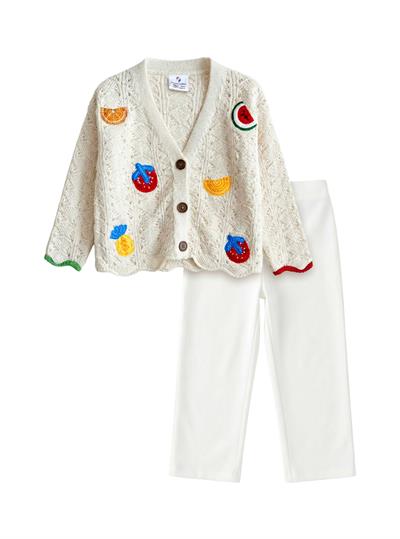 Fruit TrikoTakım-Beyaz (2yaş-8yaş)