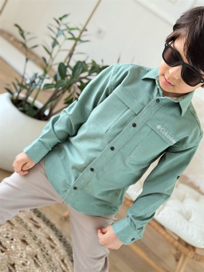 Joy Store Premium Gömlek - Yeşil (4-15 yaş aralığı)