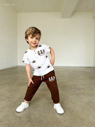 Güneş Detay 2li Müslin Takım (2-8 yaş aralığı)