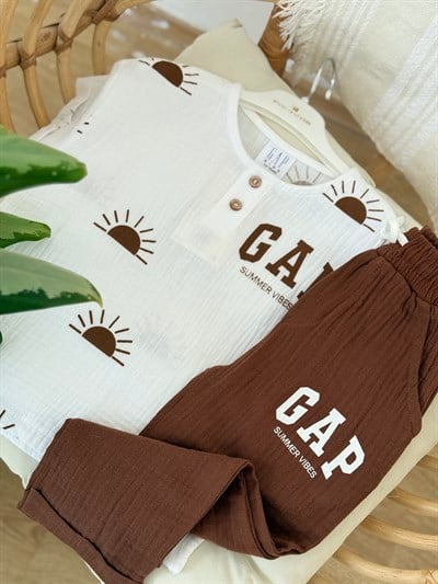 Güneş Detay 2li Müslin Takım (2-8 yaş aralığı)