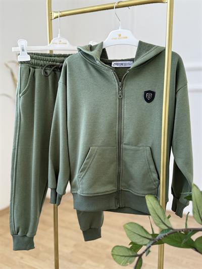 Haki Fermuarlı  Takım (3-12yaş aralığı)