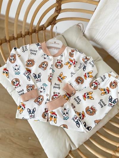 Little Dog Bebek Pijama Takım  (6-18 ay aralığı)