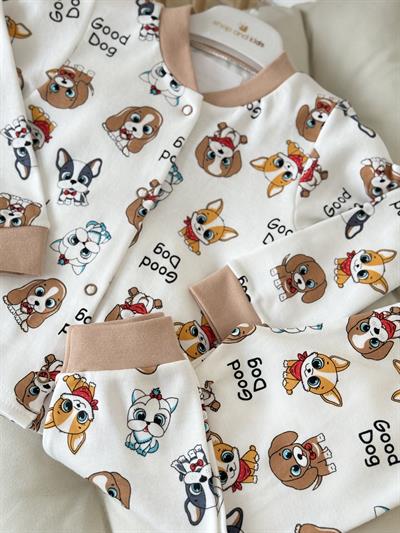 Happy Dog Unisex Pijama Takım  (3-6 yaş aralığı)
