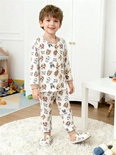 Happy Dog Unisex Pijama Takım  (3-6 yaş aralığı)