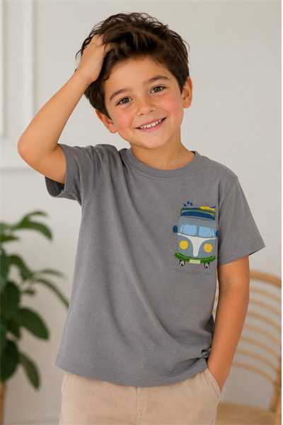 Have a Good Trip T-shirt - Antrasit (5-8yaş aralığı)