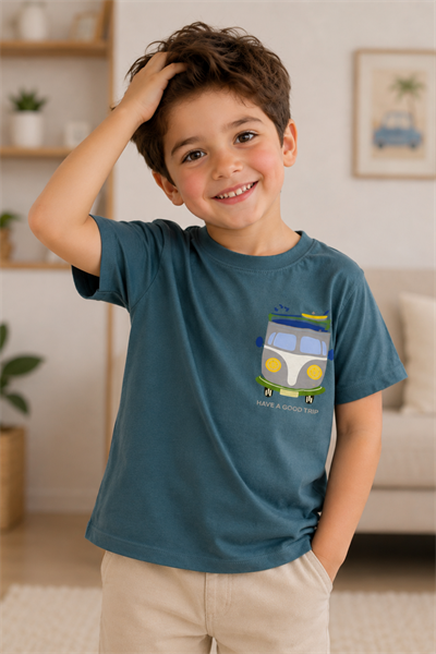 Have a Good Trip T-shirt - Mavi (5-8yaş aralığı)