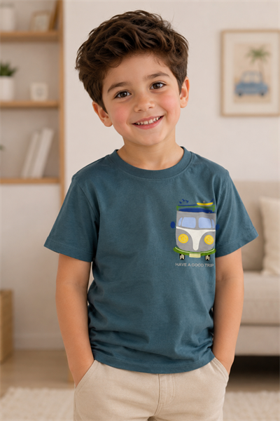 Have a Good Trip T-shirt - Mavi (5-8yaş aralığı)