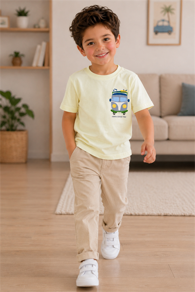 Have a Good Trip T-shirt - Sarı (5-8yaş aralığı)