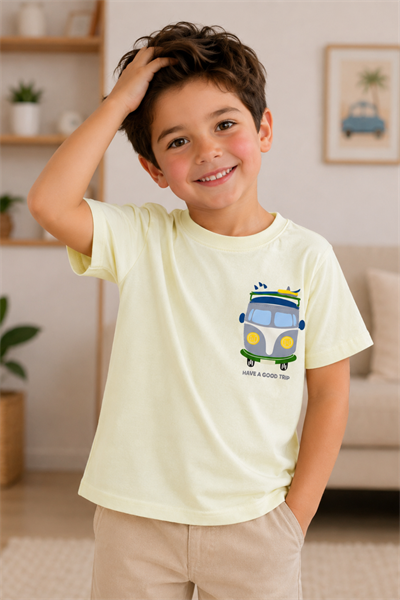 Have a Good Trip T-shirt - Sarı (5-8yaş aralığı)