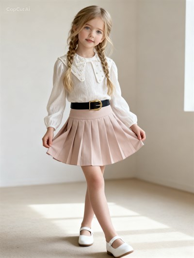 İnci Detay 3lü Takım -Bej(3-10 yaş)