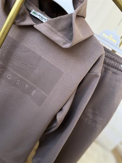 Kahverengi Kapüşonlu Erkek Takım (3 yaş-12 yaş)