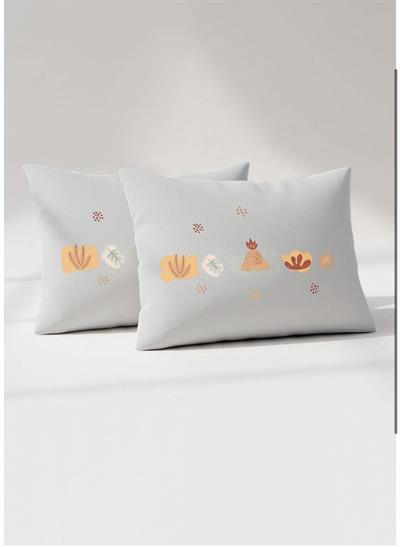 Kanz Ranforce %100 Pamuk Bebek Yastık Kılıfı 2li Set Dinasaurs-B