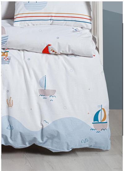 Kanz Sailboats Ranforce Bebek Nevresim Takımı 