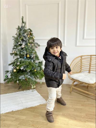 Kapuşonlu Kaban - Siyah (1-8 yaş aralığı)