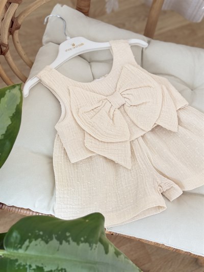 Summer Breeze Şortlu Takım (28) - Bej (2-8yaş)