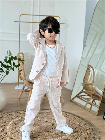 Keten 3 lü  Takım-Bej(1-6 yaş)