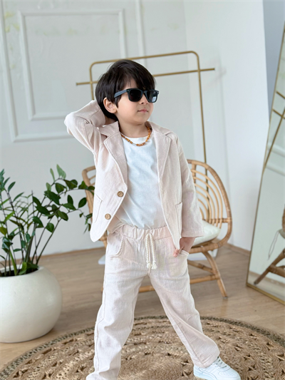 Keten 3 lü  Takım-Bej(1-6 yaş)