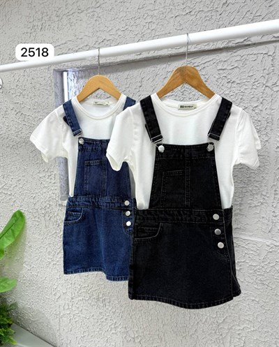 Kot Salopet Takım - Siyah (4-12yaş)