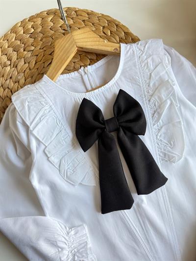 Kurdele( Çıkartılabilir İğneli)  Etekli Takım-Siyah(4-12yaş aralığı)