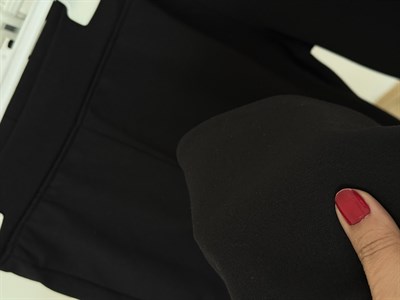 Likralı İspanyol Paça Pantolon - Siyah (8-17yaş) 