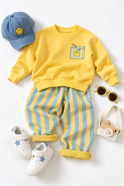 Limonata Unisex Takım-(2-8 yaş aralığı)