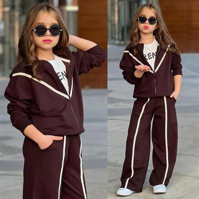 Trendy 3lü Takım -Kahve(5-14yaş)
