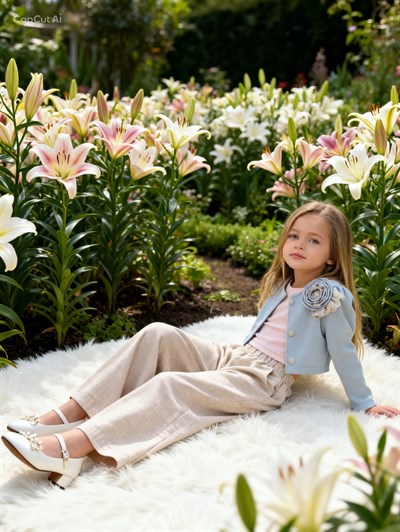 Manolya 3Lü Takım -Mavi(5-8yaş)