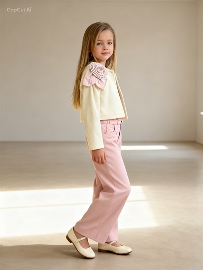 Manolya 3Lü Takım -Pembe(5-8yaş)