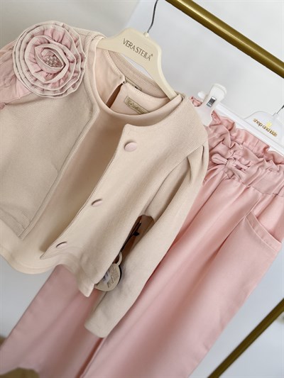 Manolya 3Lü Takım -Pembe(5-8yaş)