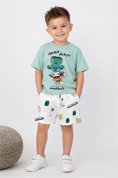 Minecraft Takım - Yeşil (1-6Yaş)